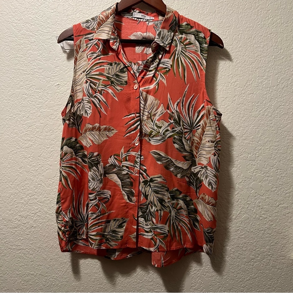 NWOT MANGO women’s viscose shirt size 8